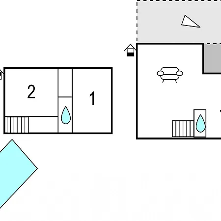 Two-bedroom Holiday In Vecchio بيت للعطل *